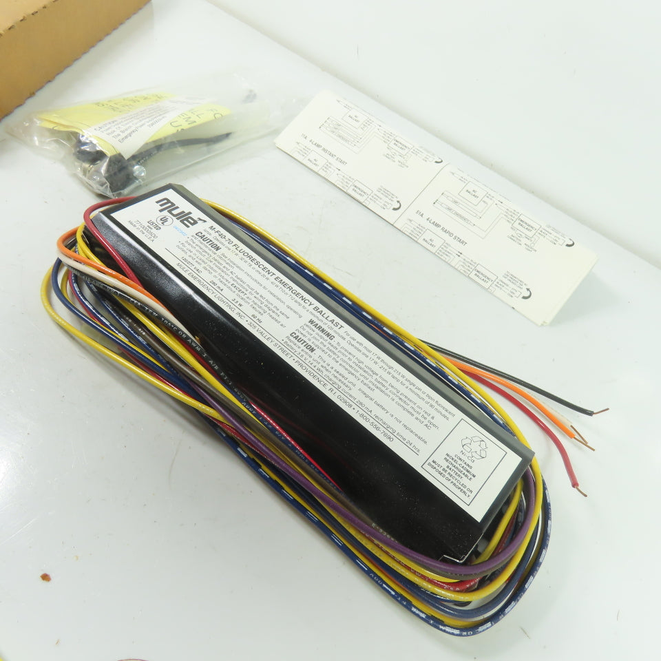 Mule M-F40-70 Fluorescent Emergency Ballast 120/277VAC 3.5W 280mA
