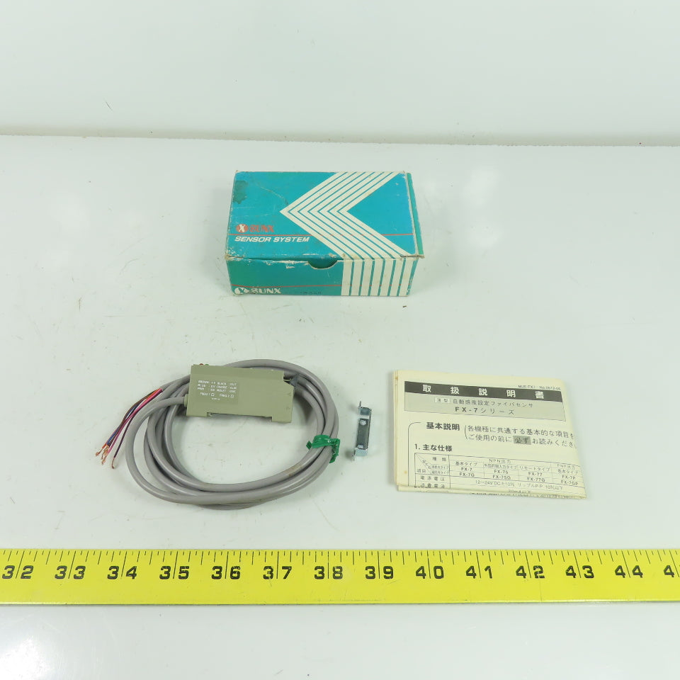 Sunx FX-75 Fiber Optic Sensor NEW