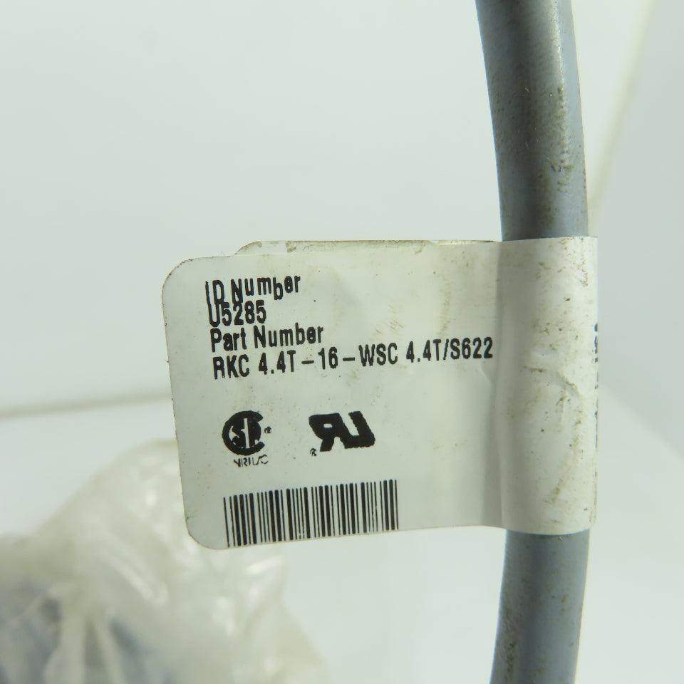 Turck RKC 4.4T-16-WSC 4.4T/S622 Euro-Fast Cordset Cable 4-Pin Female/4-Pin Male