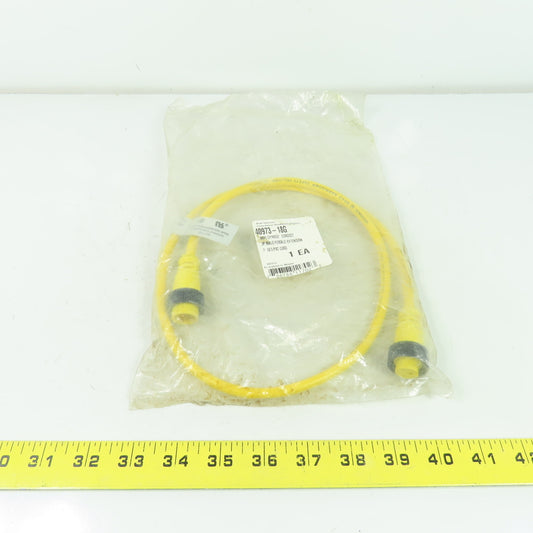 Daniel Woodhead 40973-18G Mini Change Cordset 3-Pin Male/Female 3' 18/3 PVC