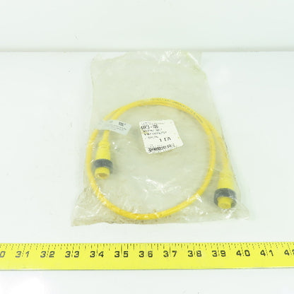 Daniel Woodhead 40973-18G Mini Change Cordset 3-Pin Male/Female 3' 18/3 PVC