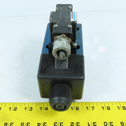 Mannesmann Rexroth 3WE10B40/CW110N9DA/V 120V Hydraulic Directional Valve