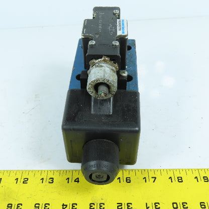Mannesmann Rexroth 3WE10B40/CW110N9DA/V 120V Hydraulic Directional Valve