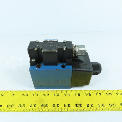 Mannesmann Rexroth 3WE10B40/CW110N9DA/V 120V Hydraulic Directional Valve
