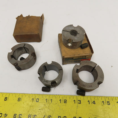 Dodge 1610 1210 Taper Lock Bushing 1-3/8", 5/8", 1-1/4" Lot Of 4