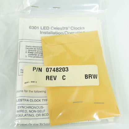 Simplex 6301-9801 0748203 Celestra MTG Bracket Rev C