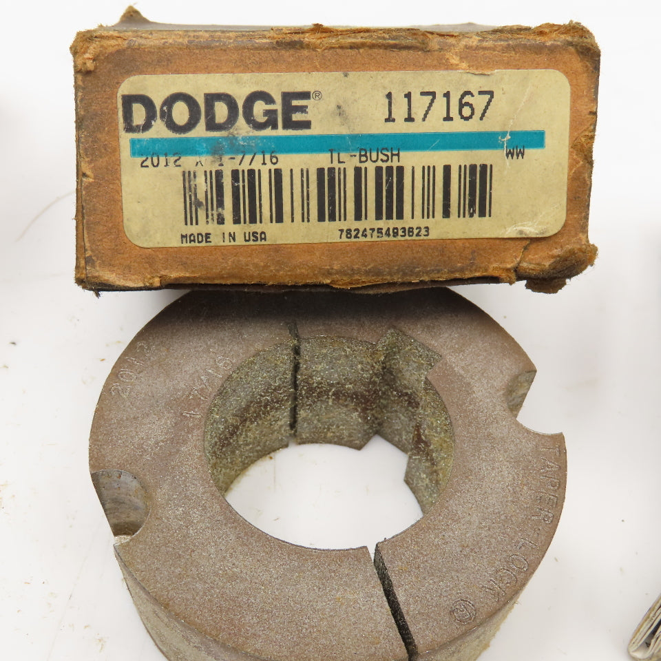 Dodge 1610 1210 Taper Lock Bushing 1-1/8", 1-7/16", 1-15/16" Lot Of 3