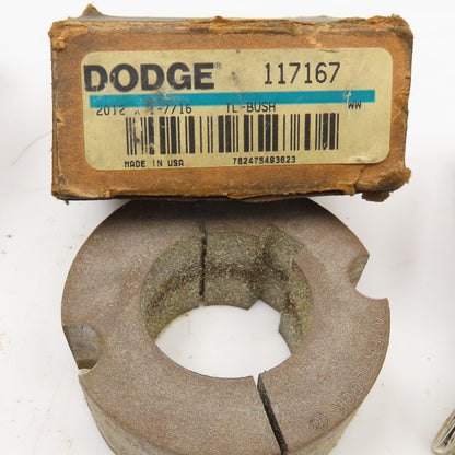 Dodge 1610 1210 Taper Lock Bushing 1-1/8", 1-7/16", 1-15/16" Lot Of 3