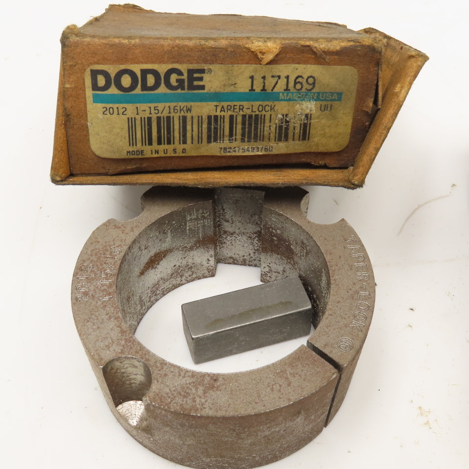 Dodge 1610 1210 Taper Lock Bushing 1-1/8", 1-7/16", 1-15/16" Lot Of 3