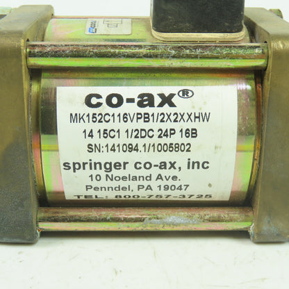 Coax MK 15 NC D Directional Valve G 1/2" 24VDC
