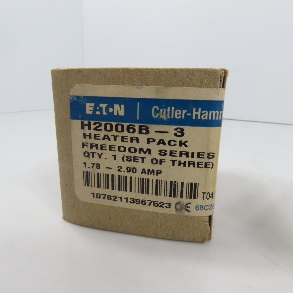 Eaton Cutler Hammer H2006B-3 Freedom Series Nema Heater Pack 1.79-2.90A Lot Of 6