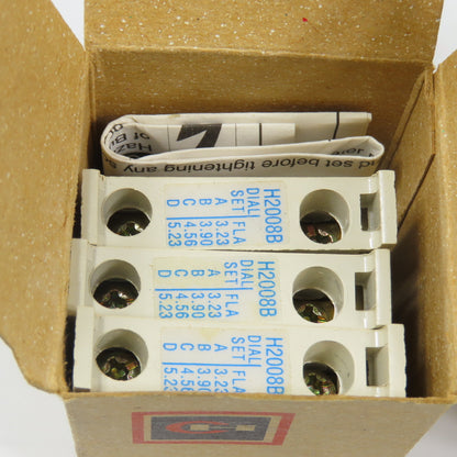 Eaton Cutler Hammer H2004B H2008B Freedom Nema Heater Pack Lot Of 3 Sets
