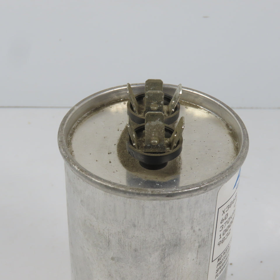 ASC X386S 370VAC Capacitor 60uF + / - 10% 10000AFC 50/60HZ 70°C