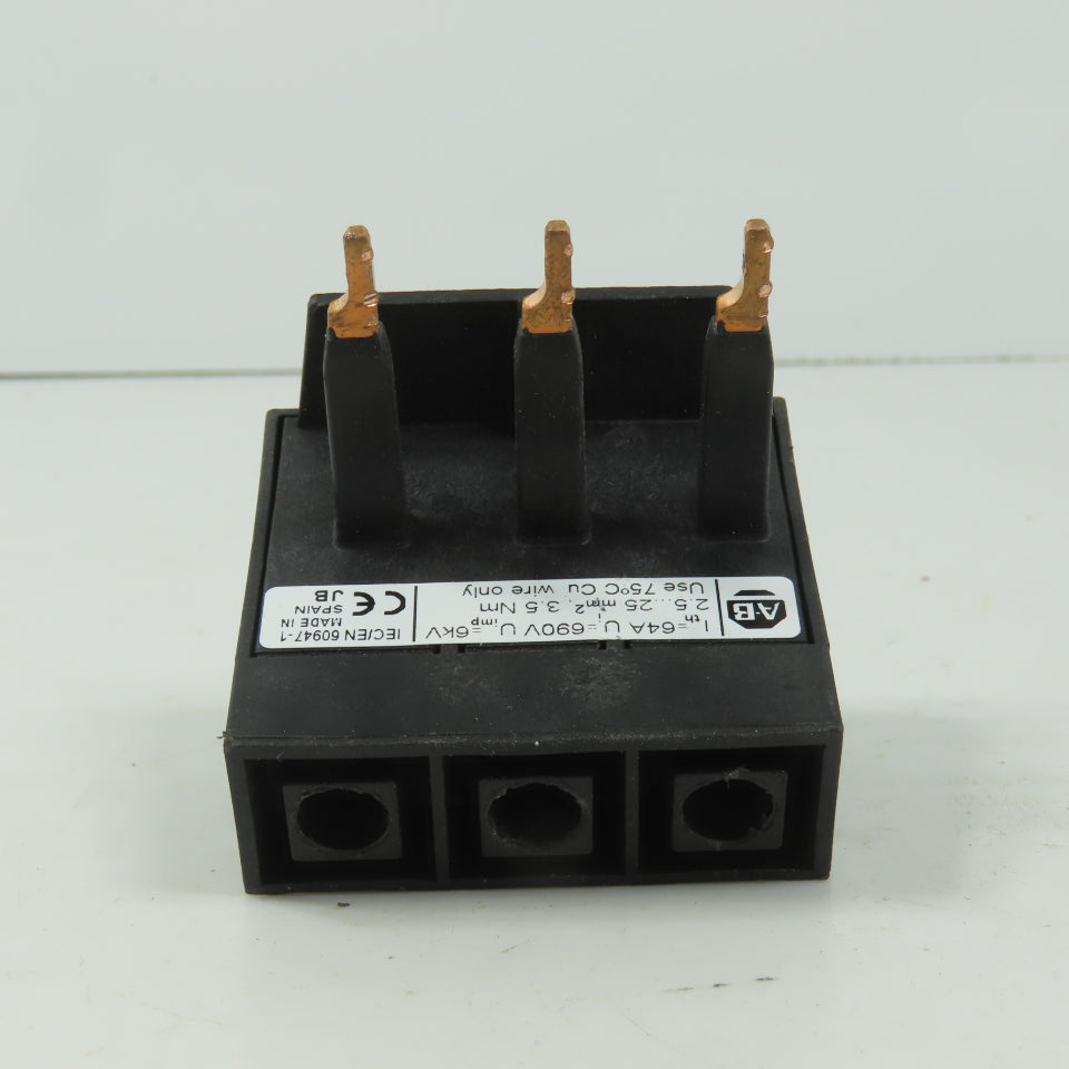 Allen Bradley 140M-C-WTEN Ser A Compact Bus Bar Feeder Terminal 600VAC 64A