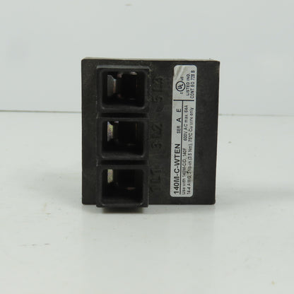Allen Bradley 140M-C-WTEN Ser A Compact Bus Bar Feeder Terminal 600VAC 64A