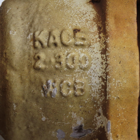 Kace 2-300 WCB 2" Flanged Cast Iron Manual Ball Valve 6-1/2" OD 8-3/8" OAL