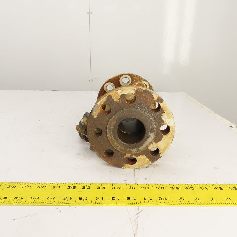 Kace 2-300 WCB 2" Flanged Cast Iron Manual Ball Valve 6-1/2" OD 8-3/8" OAL