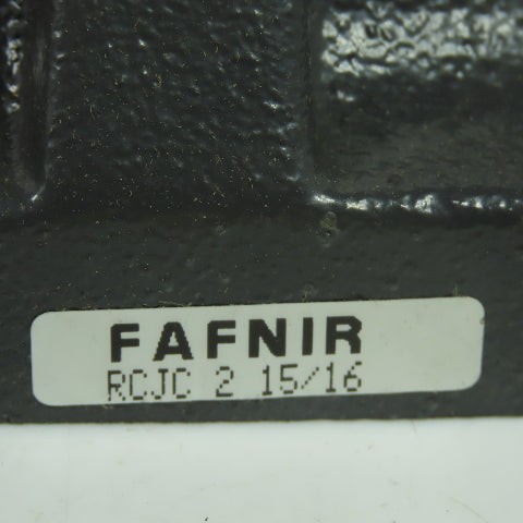 Fafnir RCJC 2 15/16 4-Bolt Flange Mount Ball Bearing 2-15/16" Concentric Collar