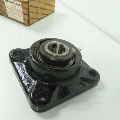Link Belt Rexnord FU316 4-Bolt Flange Mount Ball Bearing 1" Bore