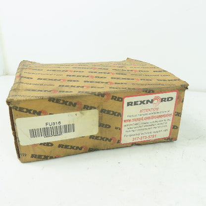 Link Belt Rexnord FU316 4-Bolt Flange Mount Ball Bearing 1" Bore