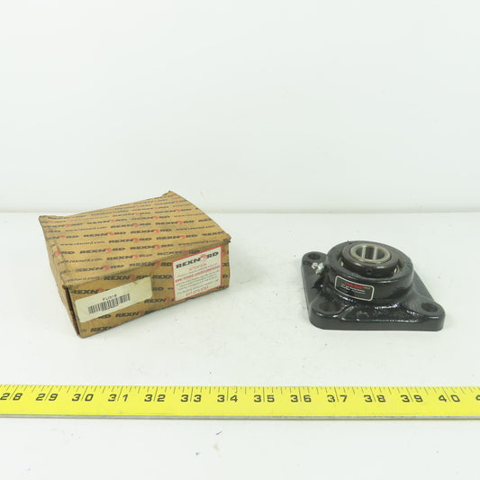 Link Belt Rexnord FU316 4-Bolt Flange Mount Ball Bearing 1" Bore