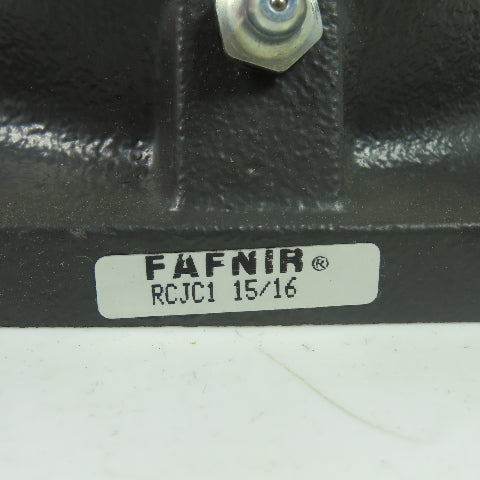 Fafnir RCJC1 15/16 Ingersoll Rand 4-Bolt Flange Mount Ball Bearing 1-15/16" Bore