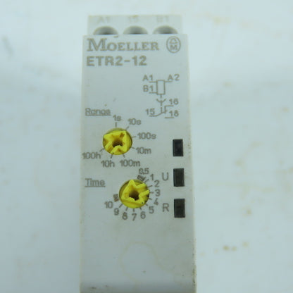 Moeller ETR2-12 262686 Timing Relay 0.05-100H 24-240VAC 24-48VDC
