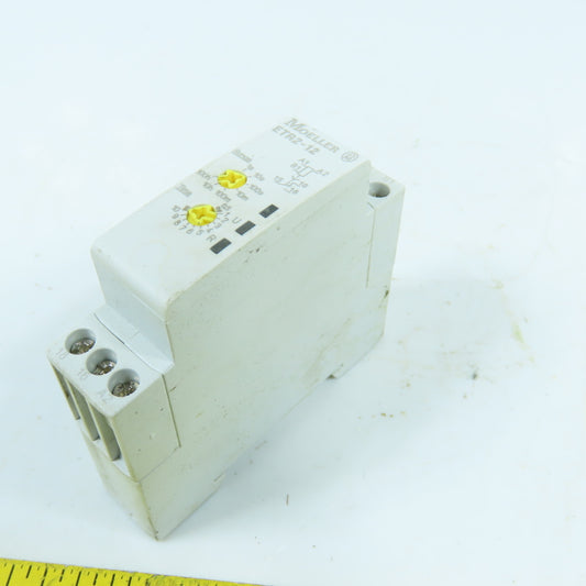 Moeller ETR2-12 262686 Timing Relay 0.05-100H 24-240VAC 24-48VDC