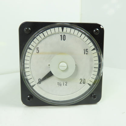 Yokogawa YCA 103111 EMEM7TJY Panel Meter Display 0-20
