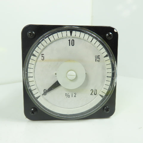 Yokogawa YCA 103111 EMEM7TJY Panel Meter Display 0-20