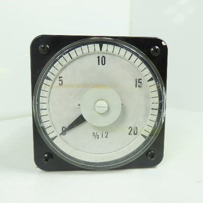 Yokogawa YCA 103111 EMEM7TJY Panel Meter Display 0-20