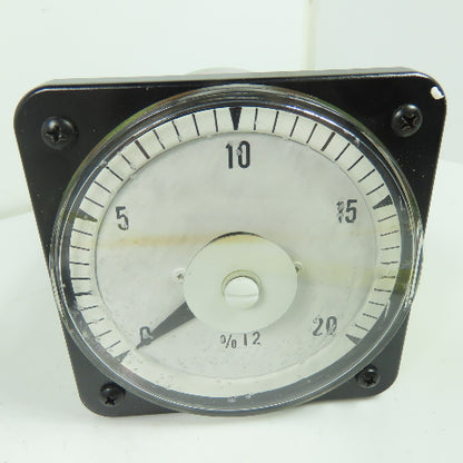 Yokogawa YCA 103111 EMEM7TJY Panel Meter Display 0-20