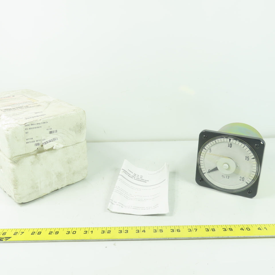 Yokogawa YCA 103111 EMEM7TJY Panel Meter Display 0-20