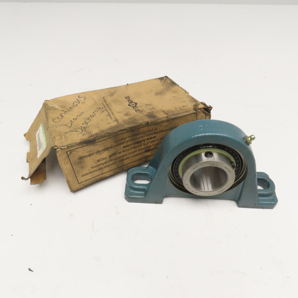 Dodge 126812 1-11/16" Bore 2 Bolt Pillow Block Ball Bearing
