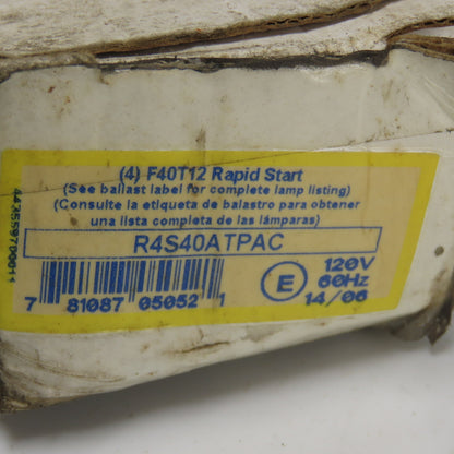 Advance R4S40ATPAC Rapid Start Ballast 120V 60Hz