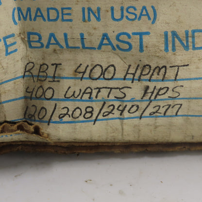 Holophane RBI 4000 HPMT Remote Ballast Indoor 400W 120/208/240/277V