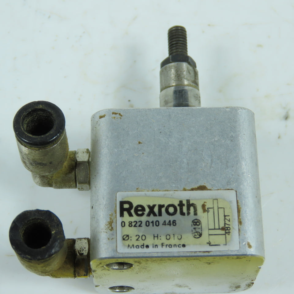 Rexroth 0822010446 Double Acting Air Cylinder 20mm Bore 10mm Stroke 10mm Rod