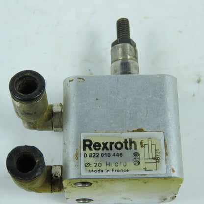 Rexroth 0822010446 Double Acting Air Cylinder 20mm Bore 10mm Stroke 10mm Rod