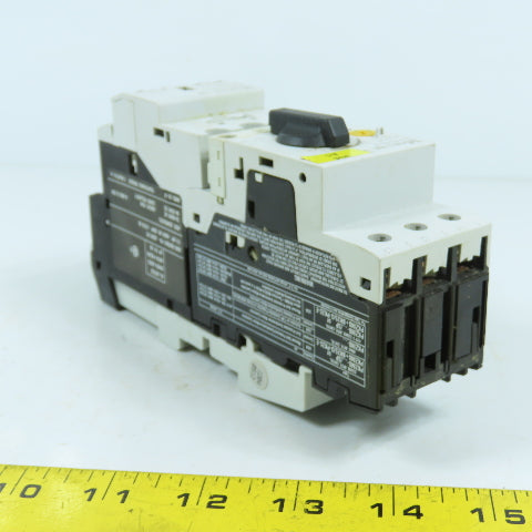 Moeller SE00-11-PKZ0 Motor Starter 24VDC Coil W/ PKZM0-4 2.5-4.0A