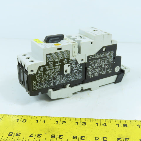 Moeller SE00-11-PKZ0 Motor Starter 24VDC Coil W/ PKZM0-4 2.5-4.0A