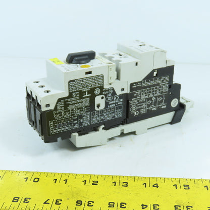 Moeller SE00-11-PKZ0 Motor Starter 24VDC Coil W/ PKZM0-4 2.5-4.0A
