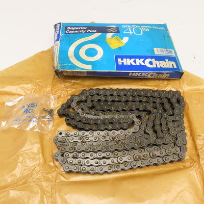 HKK No 40 Single Row Riveted Roller Chain 10'
