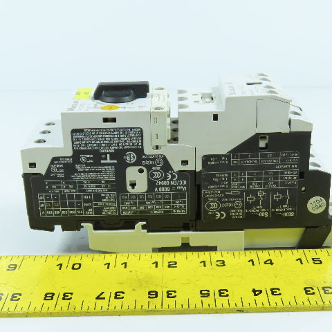 Moeller SE00-11-PKZ0 Motor Starter 24VDC Coil W/ PKZM0-1 0.63-1.0A