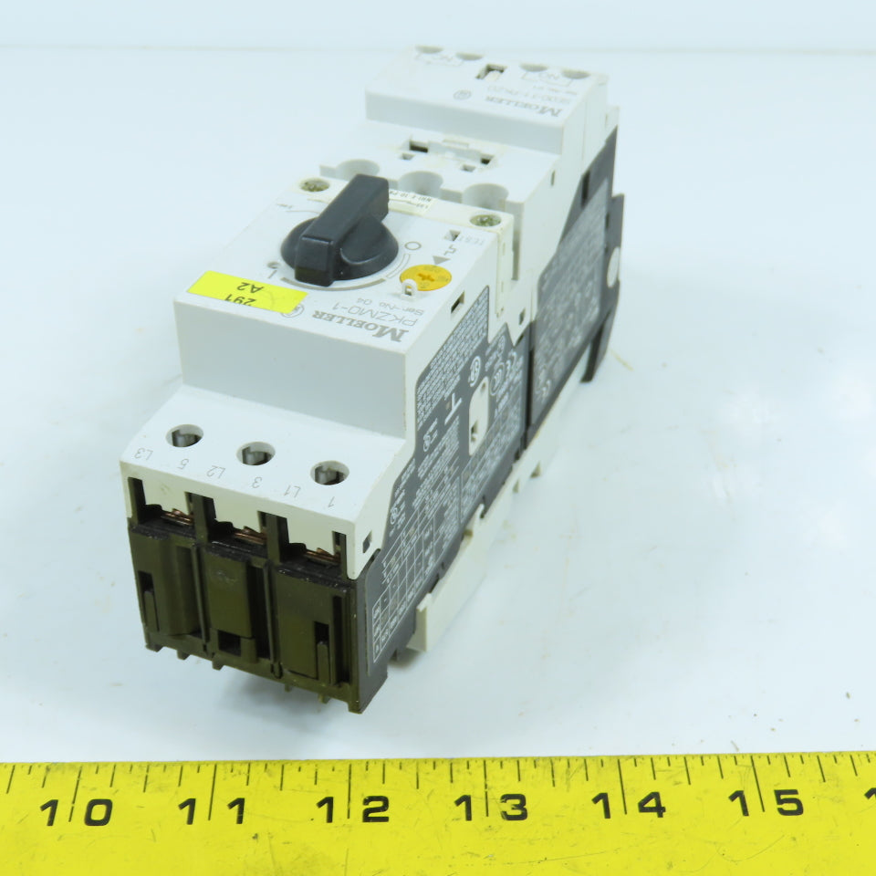 Moeller SE00-11-PKZ0 Motor Starter 24VDC Coil W/ PKZM0-1 0.63-1.0A