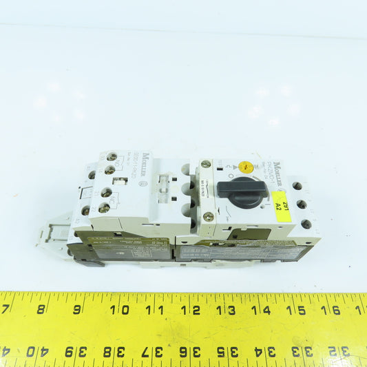 Moeller SE00-11-PKZ0 Motor Starter 24VDC Coil W/ PKZM0-1 0.63-1.0A