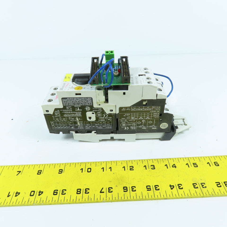 Moeller SE00-11-PKZ0 Motor Starter 24VDC Coil W/ PKZM0-6.3 4.0-6.3A
