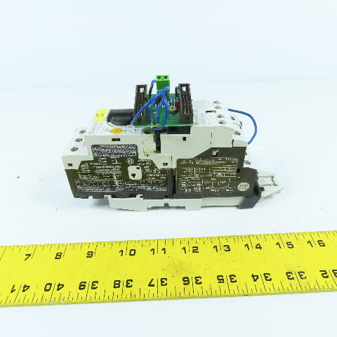 Moeller SE00-11-PKZ0 Motor Starter 24VDC Coil W/ PKZM0-6.3 4.0-6.3A