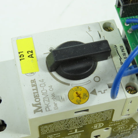 Moeller SE00-11-PKZ0 Motor Starter 24VDC Coil W/ PKZM0-0.4 0.25-0.4A