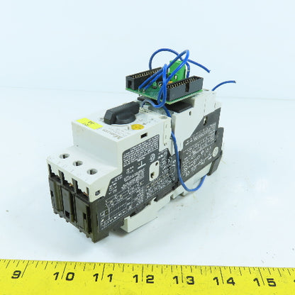 Moeller SE00-11-PKZ0 Motor Starter 24VDC Coil W/ PKZM0-0.4 0.25-0.4A