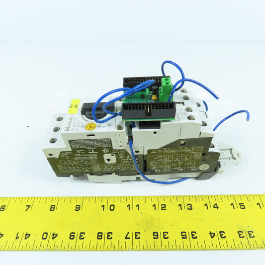 Moeller SE00-11-PKZ0 Motor Starter 24VDC Coil W/ PKZM0-0.4 0.25-0.4A